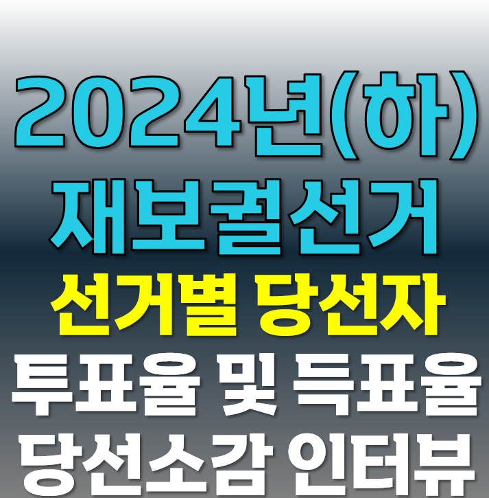 2024년 10월 16일 재보궐선거