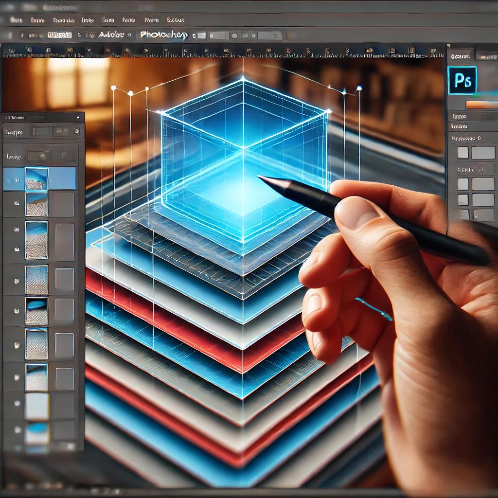포토샵 레이어 선택