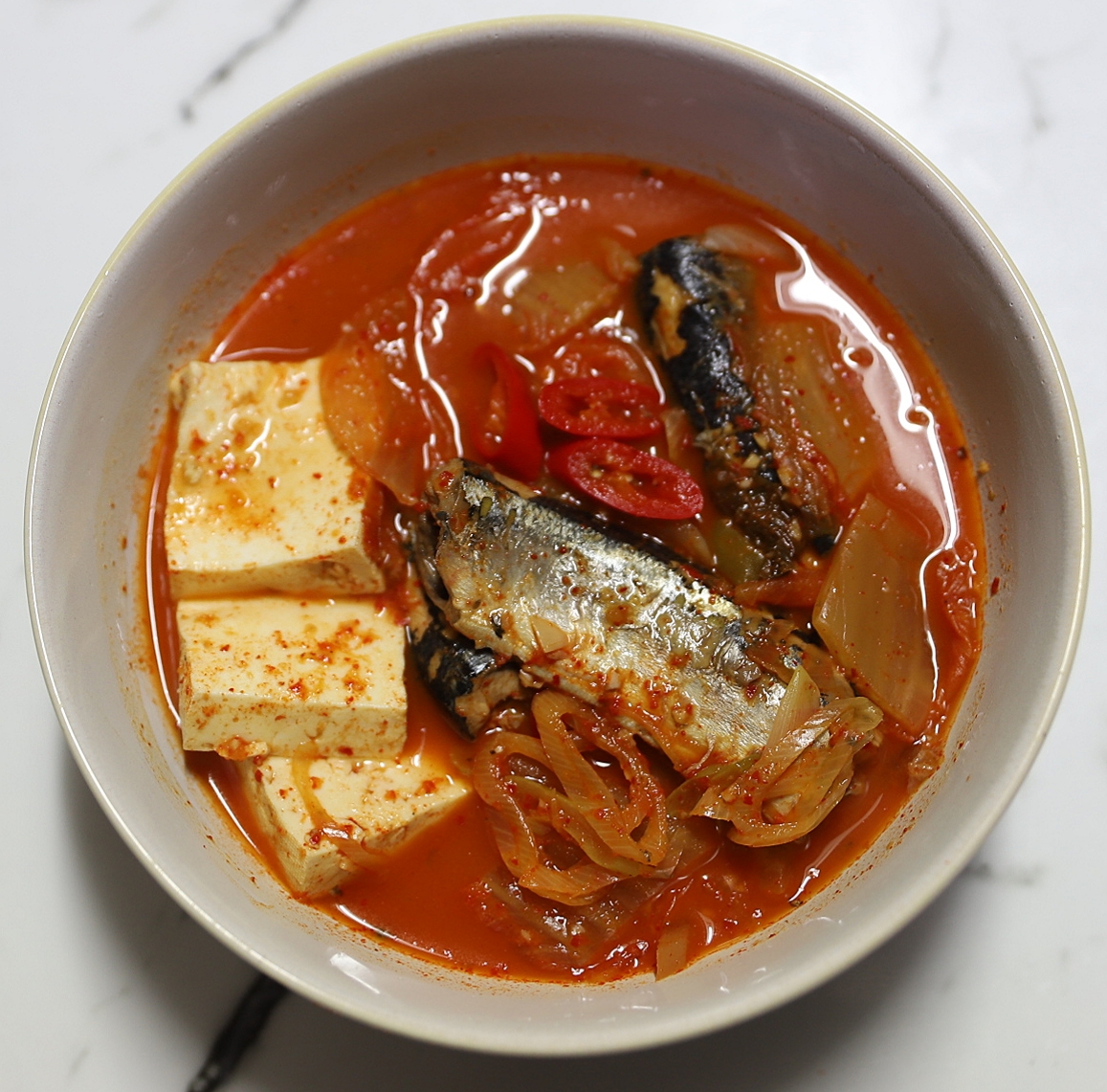 꽁치김치찌개-완성모습