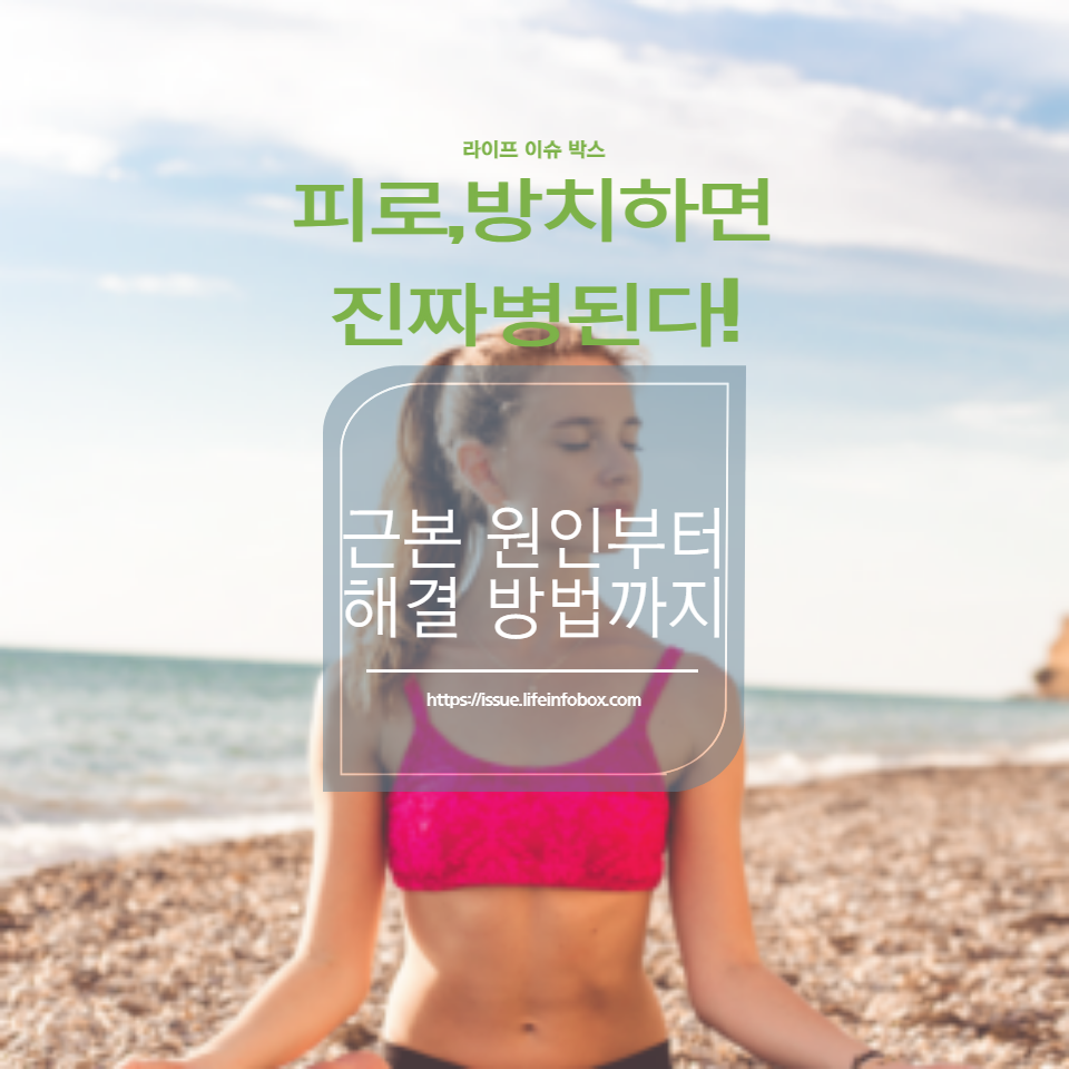 피로의 원인부터 효과적인 해결 방법까지 제공합니다. 일상에서 쉽게 실천할 수 있는 건강 팁과 피로 회복의 비결을 알아보세요