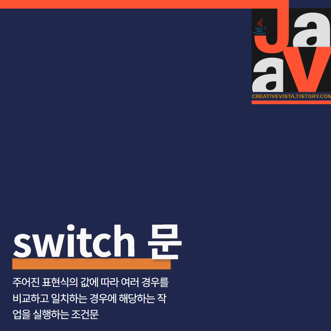 자바 switch문