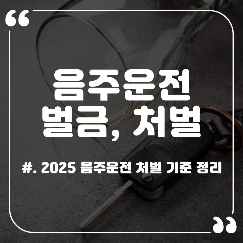 음주운전-처벌기준-벌금