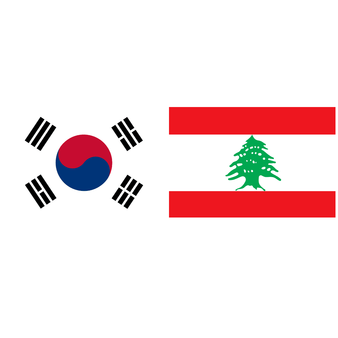 대한민국 레바논 국기