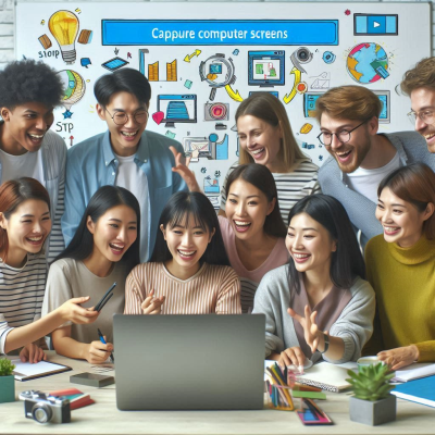 청년들이 노트북 화면을 보며 함께 학습하는 장면의 사진