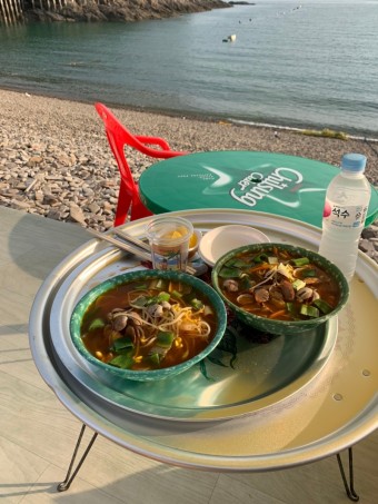  바지락 라면