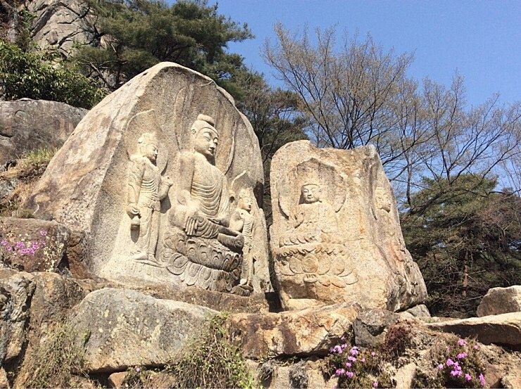  경주 남산 칠불암 마애불상군&먹거리