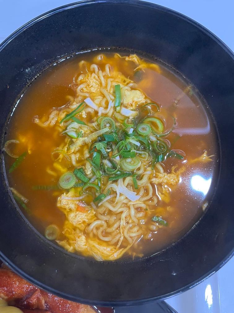 계란라면입니다