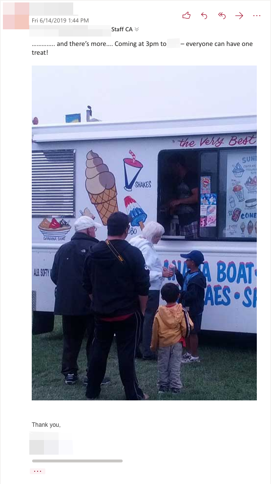 아이스크림 트럭 이메일