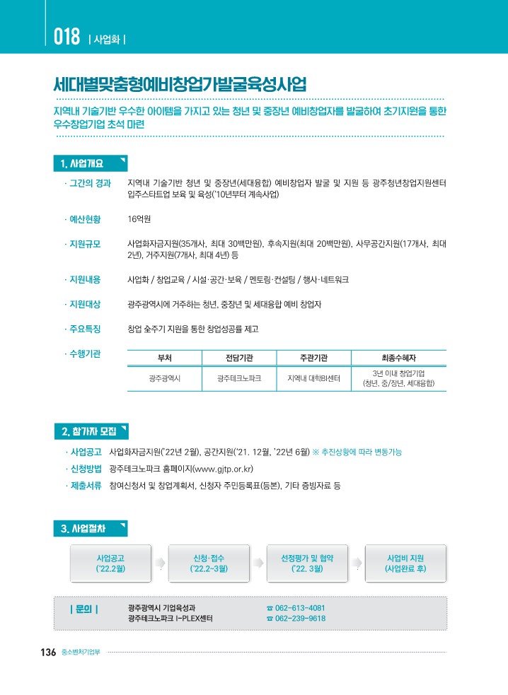  K-Startup[예비창업자] - 세대별맞춤형예비창업가발굴육성사업