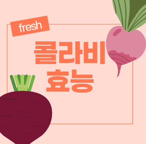  콜라비 효능 간단하게 알아봐요
