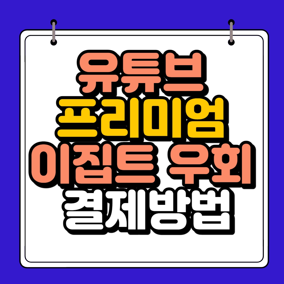 유튜브프리미엄 이집트 우회