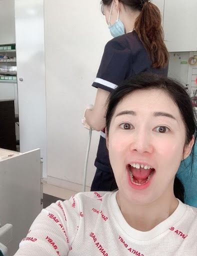  라미네이트 뗀 상태 공개한 연예인