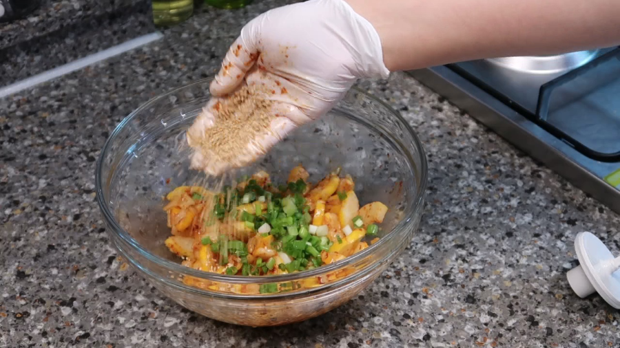 참외장아찌무침 양념 비율