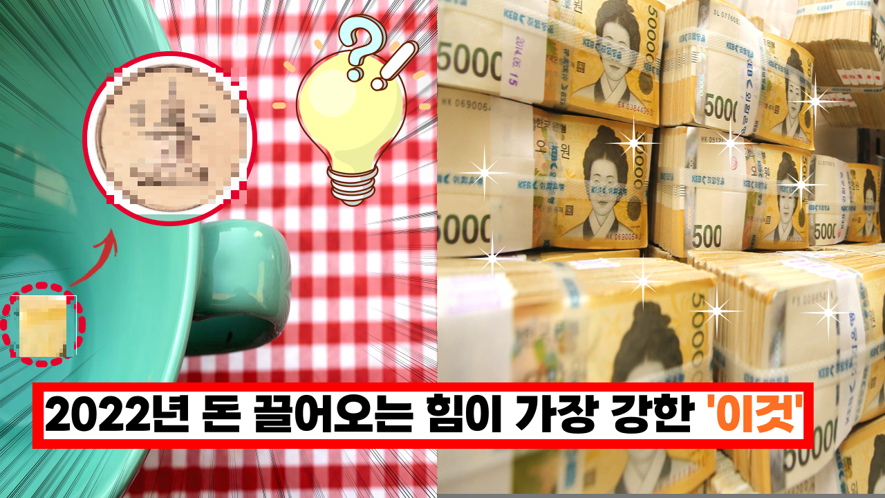  '효과 미쳤다... ㅎㄷㄷ' 2022년 돈을 끌어오는 힘이 가장 강하다는 '이것' 공개