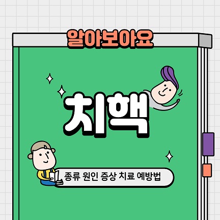  치핵의 종류 원인 증상 치료 예방법