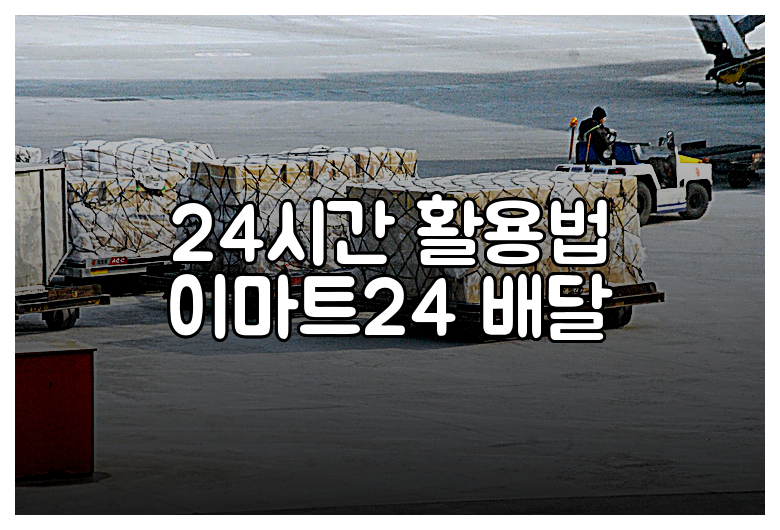 24시간 활용법 이마트24 배달