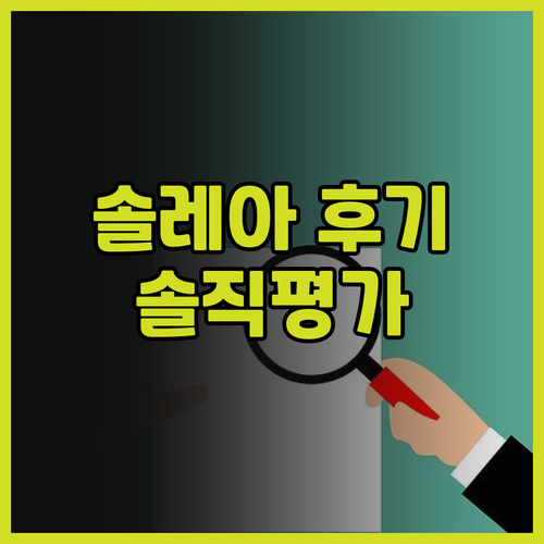 솔레아 리조트 숙박 후기 솔직한 평가