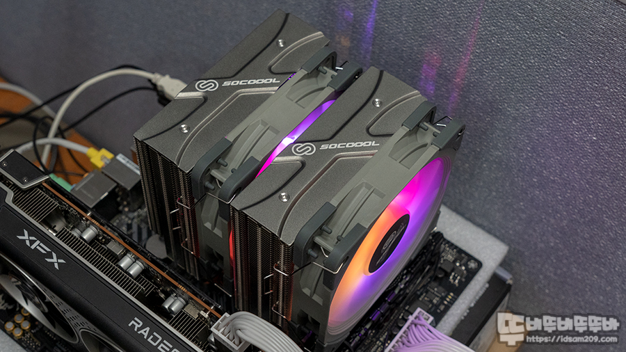 3RSYS Socoool RC1700 ARGB CPU 쿨러 3Rsys Socoool Rc1700 Argb Cpu 쿨러