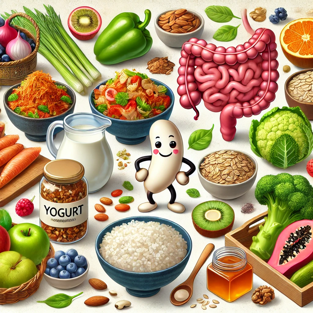 장건간에 좋은 음식들 사진