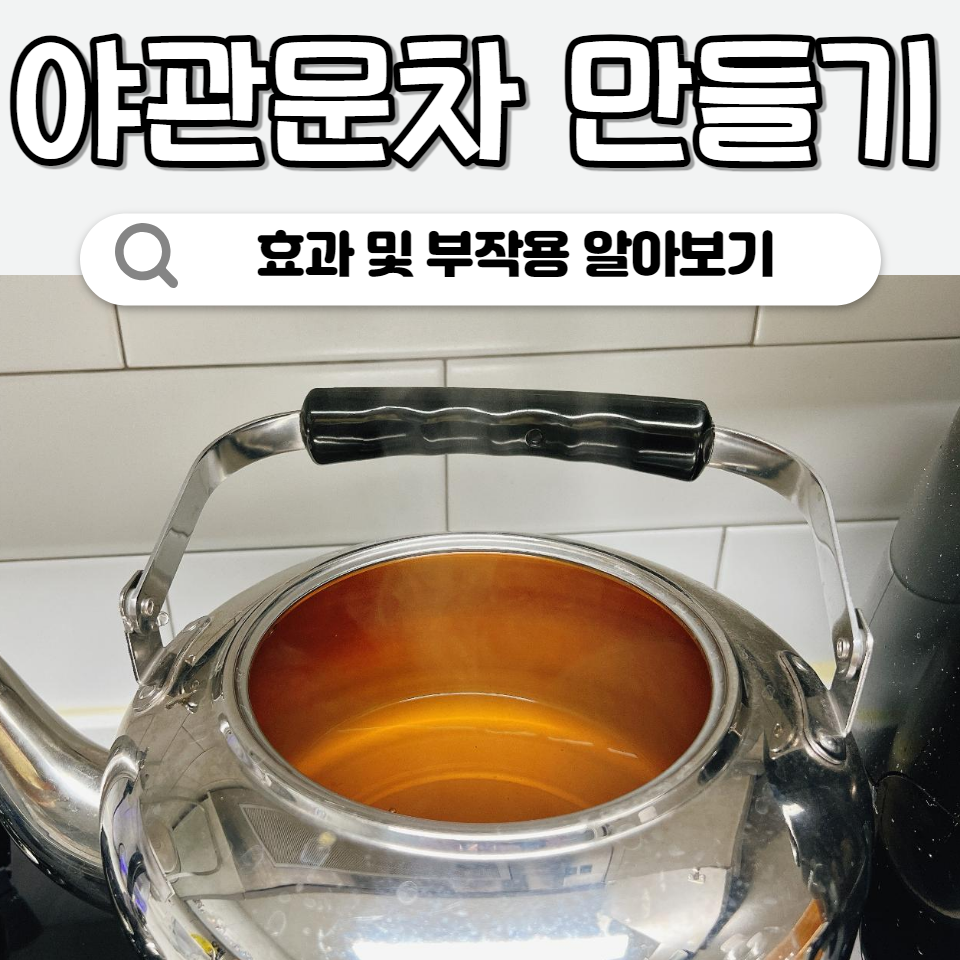 야관문차 만드는 법