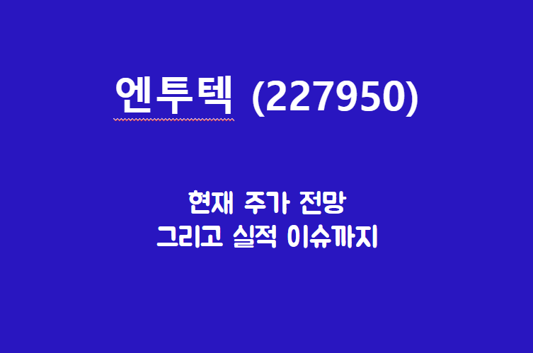  엔투텍 (227950) 주가, 실적, 전망, 기업분석