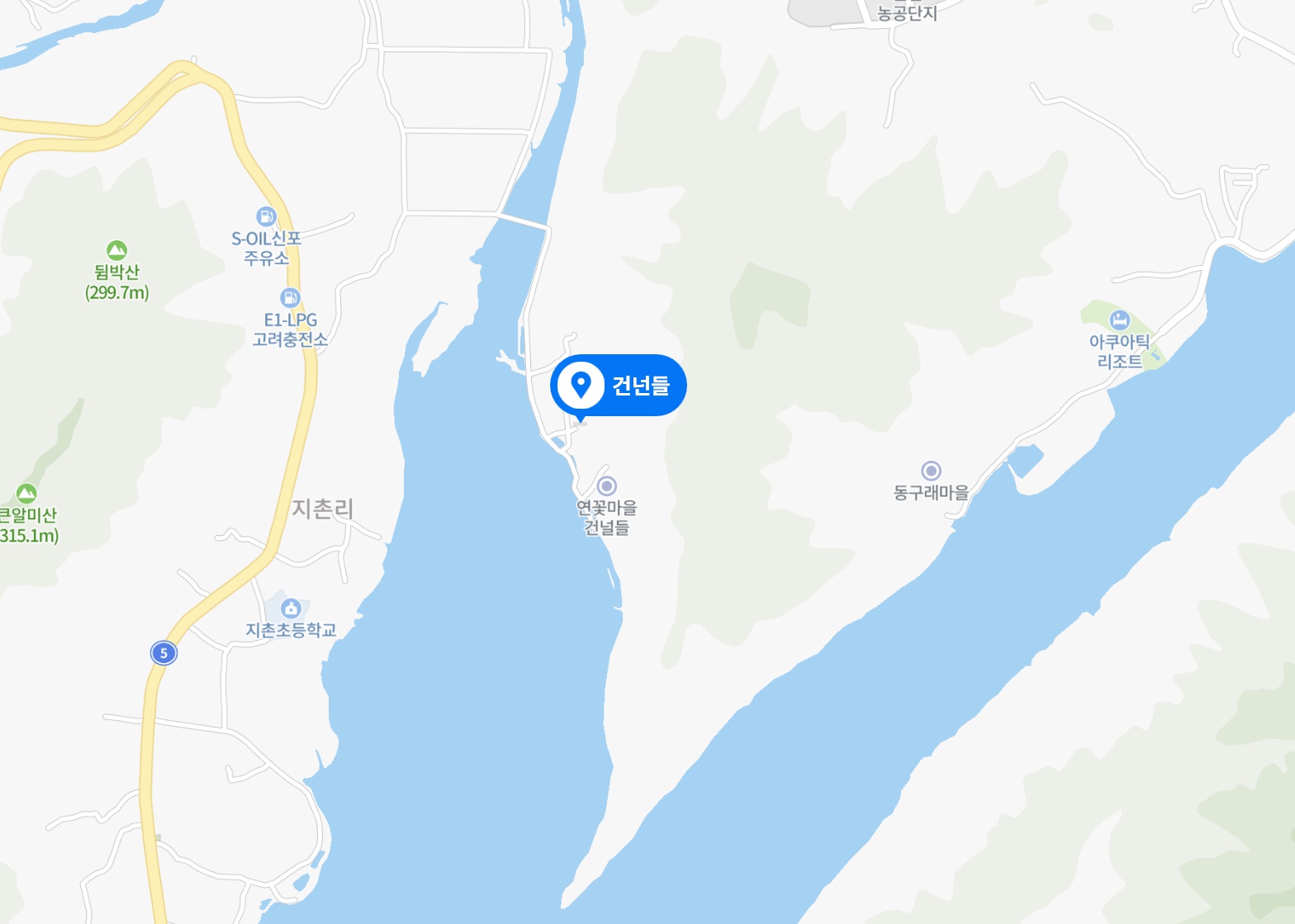 연꽃마을 건넌들 이미지