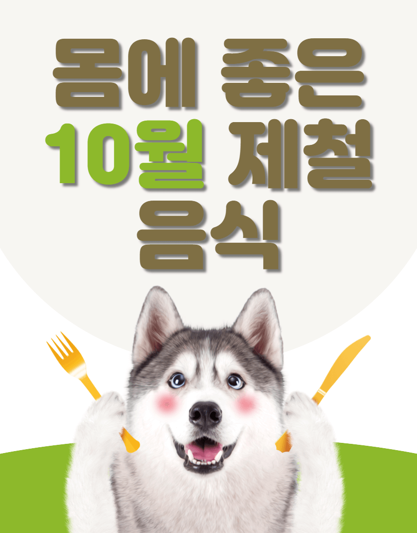  몸에 좋은 10월 제철음식