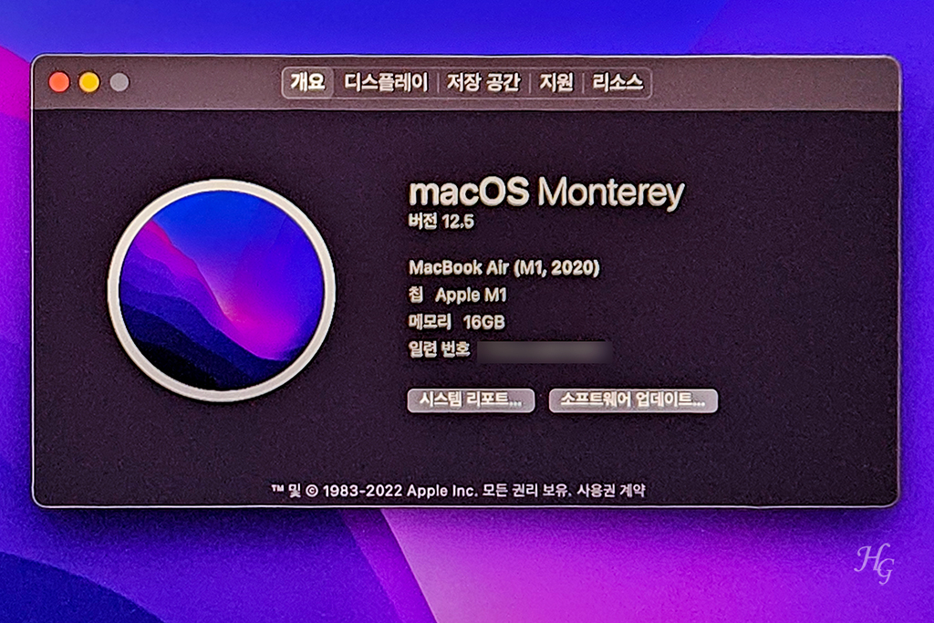 맥북에어 m1 MacBook Air m1 버전&#44; 칩&#44; 메모리 등