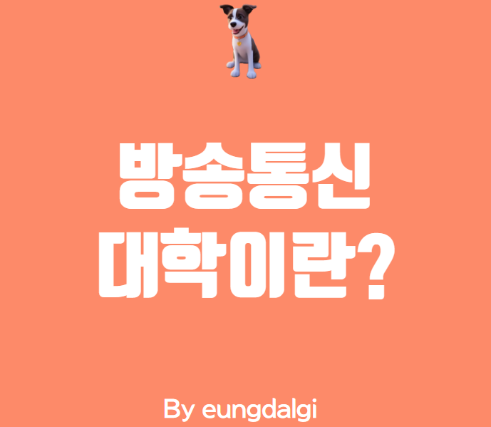  한국어로 쉽게 설명하는 방송통신 대학