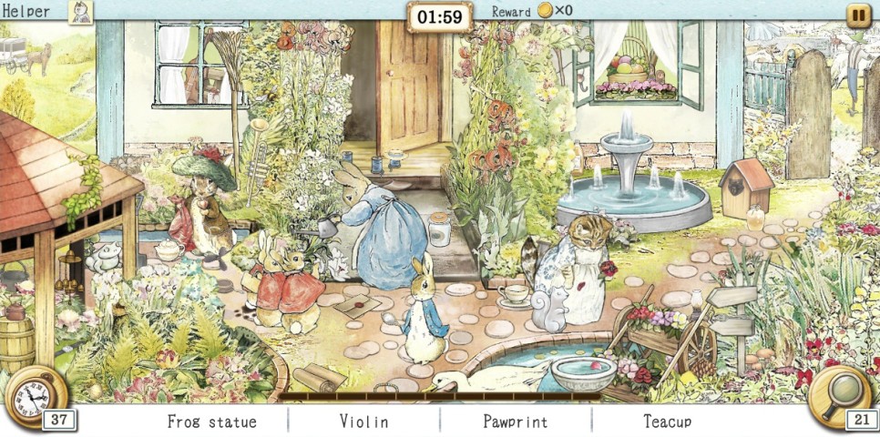 게임 속 영어 공부 뿌리기 피터래빗 숨은그림찾기 - 아기자기한 9