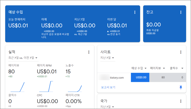 티스토리애드센스 승인 성공! 신청 3