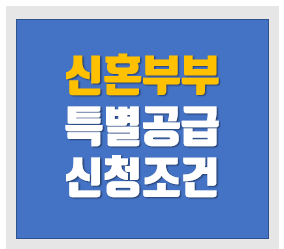  신혼부부 특별공급 자격 생애최초