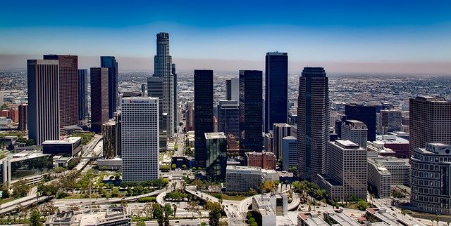 skyscrapers in LA