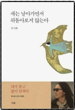 새는 날아가면서 뒤돌아보지 않는다 . 책표지