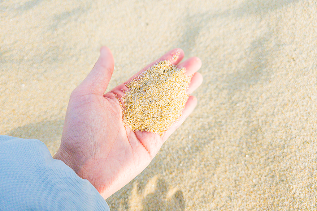 아바이마을 해변 청호해변 고운 모래