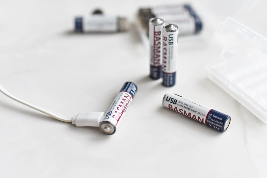 : 바스만 AA건전지, AAA건전지 USB충전식건전지 17