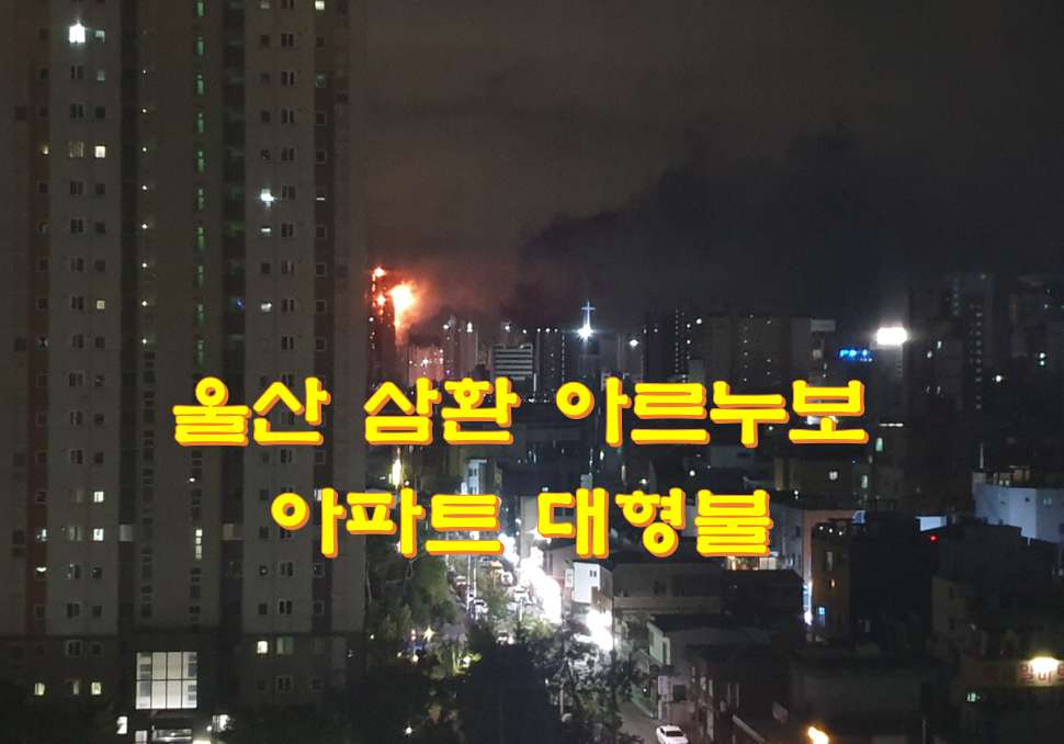  울산 삼환아르누보 아파트 대형불