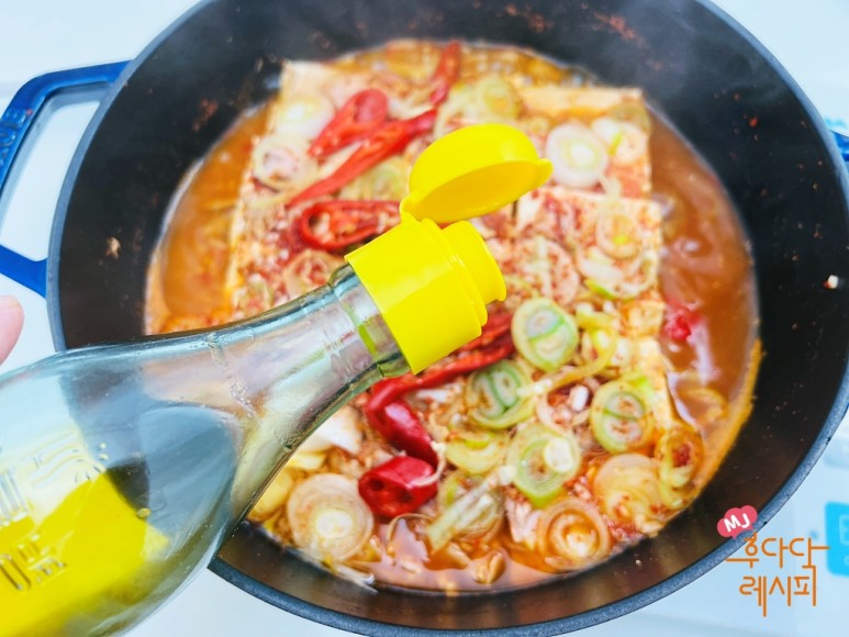 간장두부조림 레시피 캔참치 요리 백종원 두부조림 양념장 만들기 5