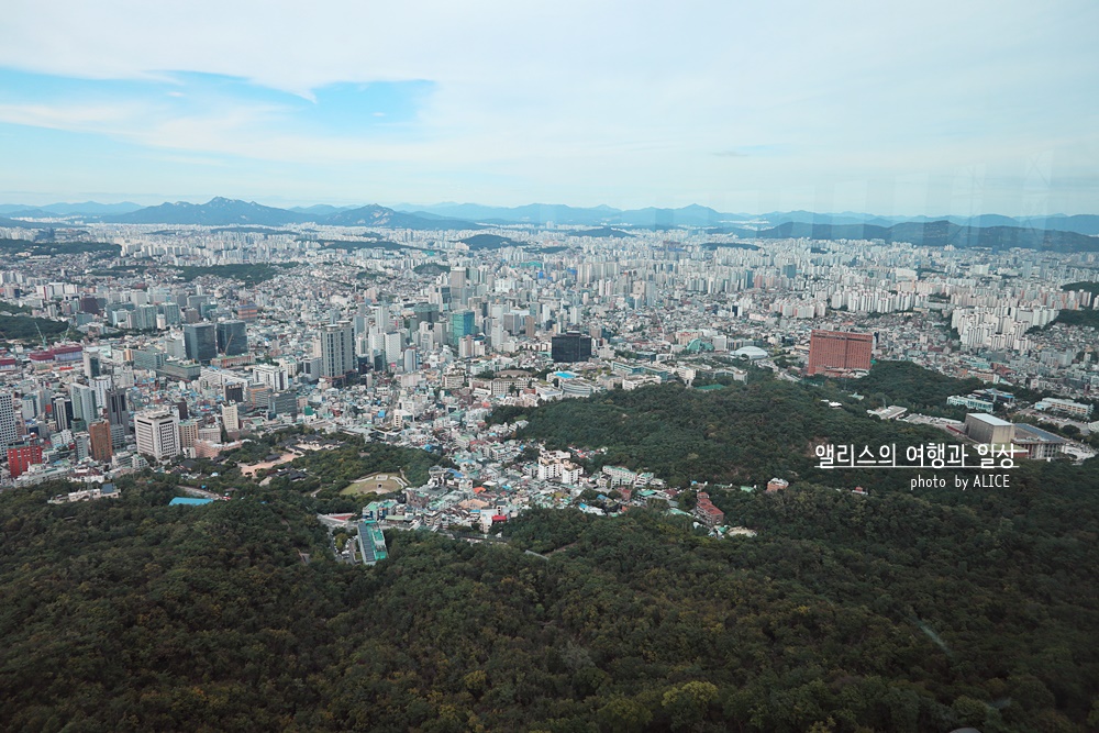 N서울타워 전망대에서 보는 서울전경, 입장권 최저가 예약방법, 대중교통(남산 순환버스) 서울 가볼만한곳