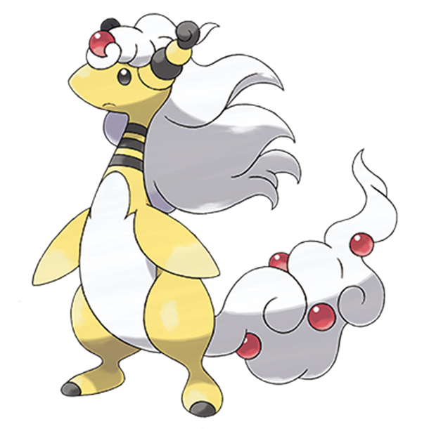  [포켓몬도감]  No. 181 메가전룡 Ampharos #181 Mega Ampharos
