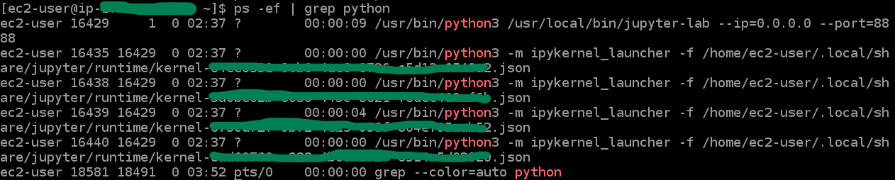 [Ubuntu][Linux] 실행중인 프로세스 확인