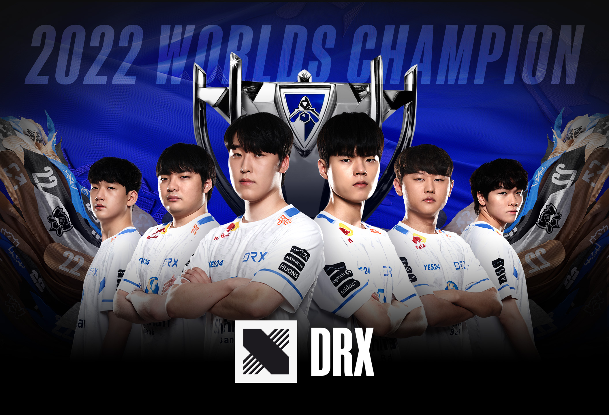  2022년 월드 챔피언, ‘DRX’의 우승을 축하합니다! DRX가 첫 번째 월드 챔피언십 우승컵을 들어올립니다!