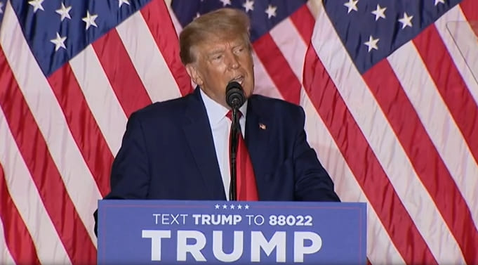 [속보] &quot;미국을 다시 위대하고 영광스럽게 만들기 위해&quot; 트럼프 2024년 대선 출마 선언 [Breaking] LIVE:Donald Trump announces 2024 re-election run for president
