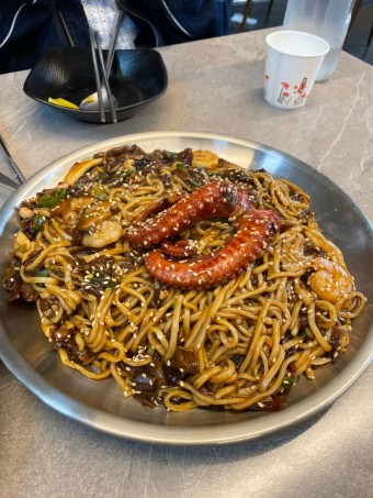 문어탕수육 문어짬뽕 오징어