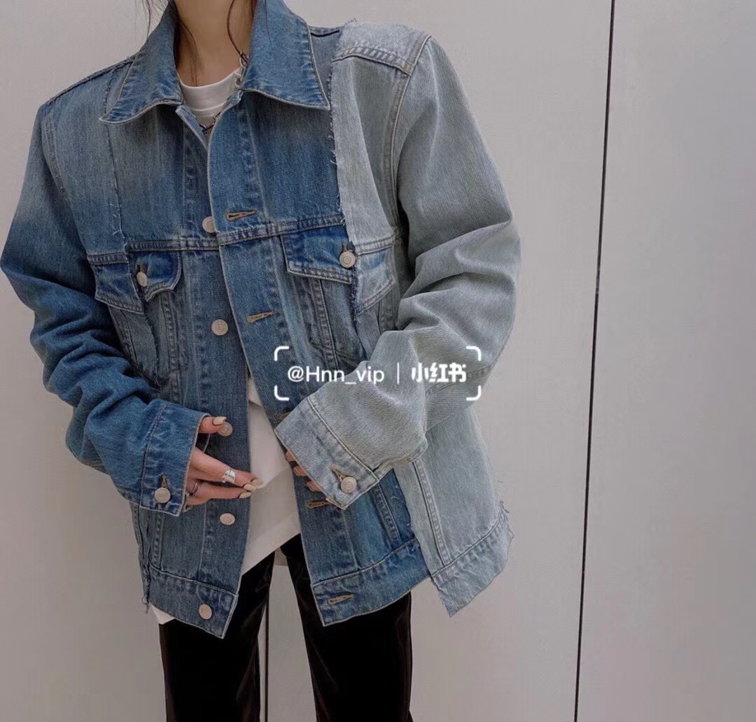  [MAISON MARGIELA] 메종 마르지엘라 투톤 스티치 데님 자켓