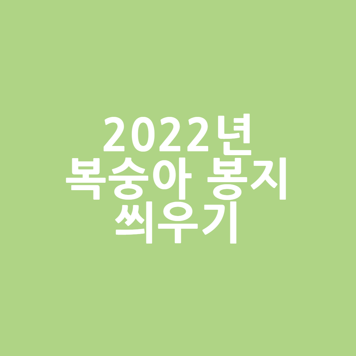  2022년 6월 한여름 때 복숭아봉지 씌우기