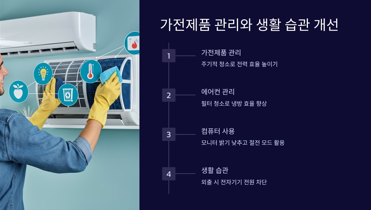 전기 절약을 통한 친환경 생활 실천