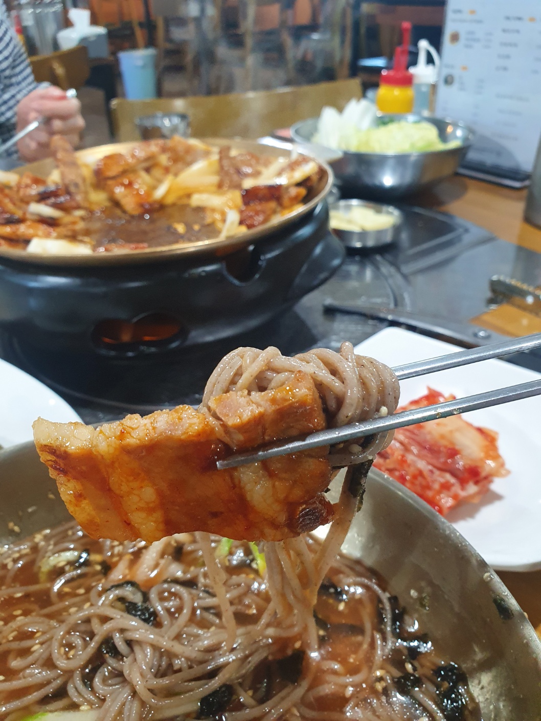 구봉산석갈비_물막국수와 석갈비