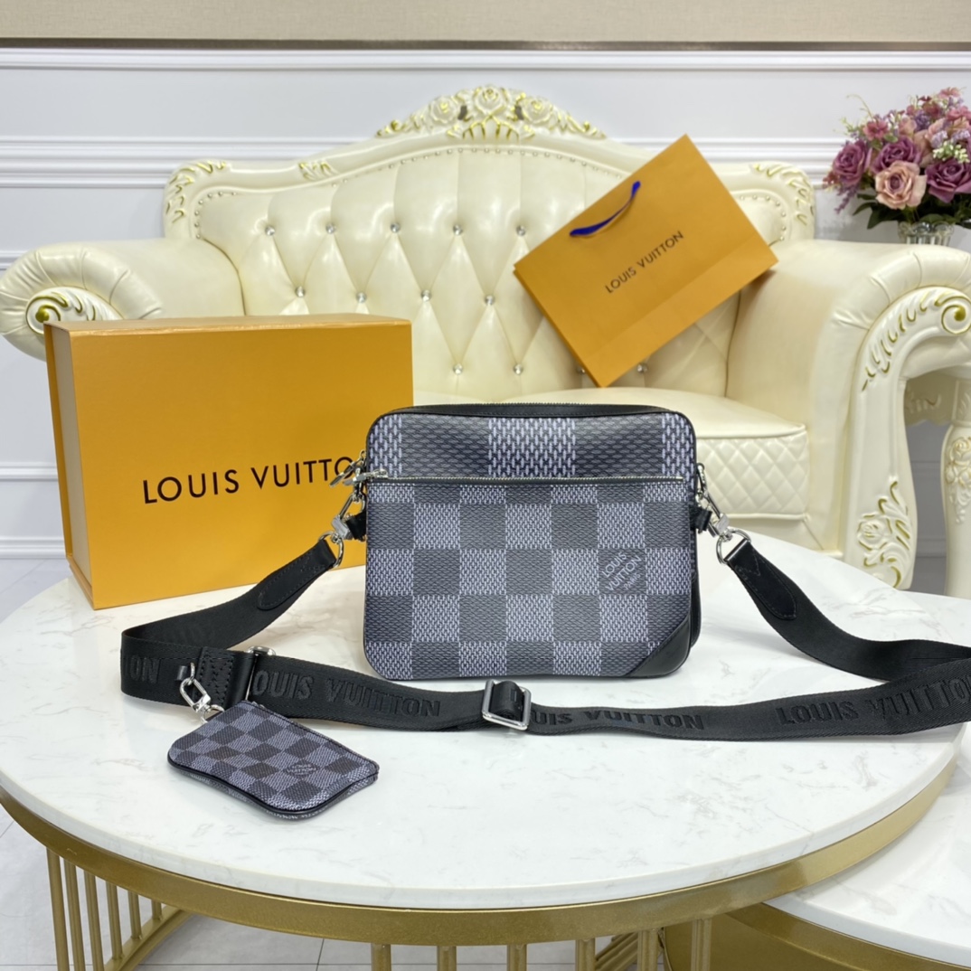  [LOUIS VUITTON] 루이비통 트리오 메신저백 그라파이트 N50017