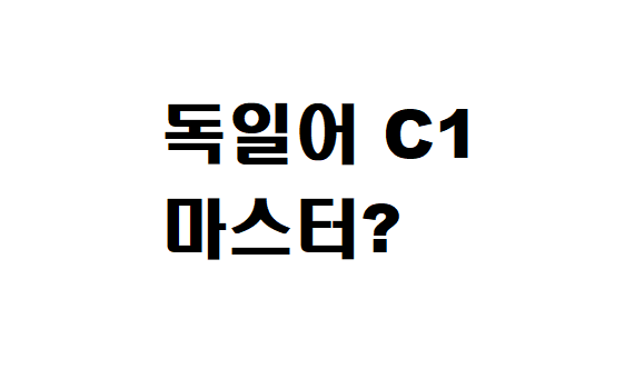  독일어 B2 또는 C1만 합격하면 대학교에서 수업 들을 때 문제 없나요?